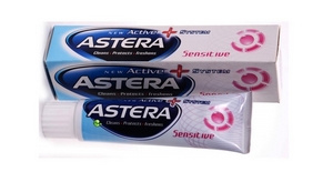 خمیر دندان Astera+ Sensitive  برند آروما